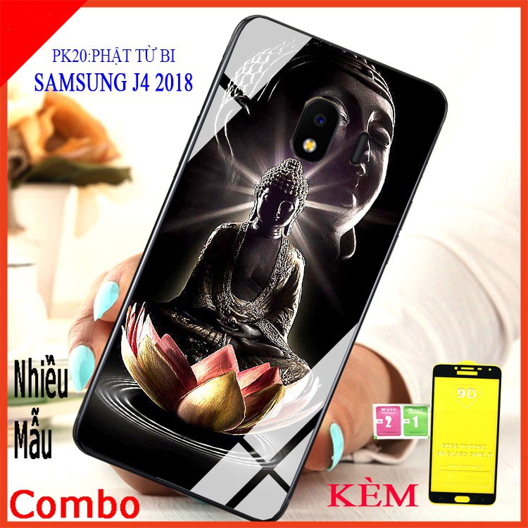 (COMBO ốp lưng )1 ốp lưng điện thoại SAMSUNG J4 2018 và 1 kính cường lực full màn hình SAMSUNG J4, Có kèm video sản phẩm