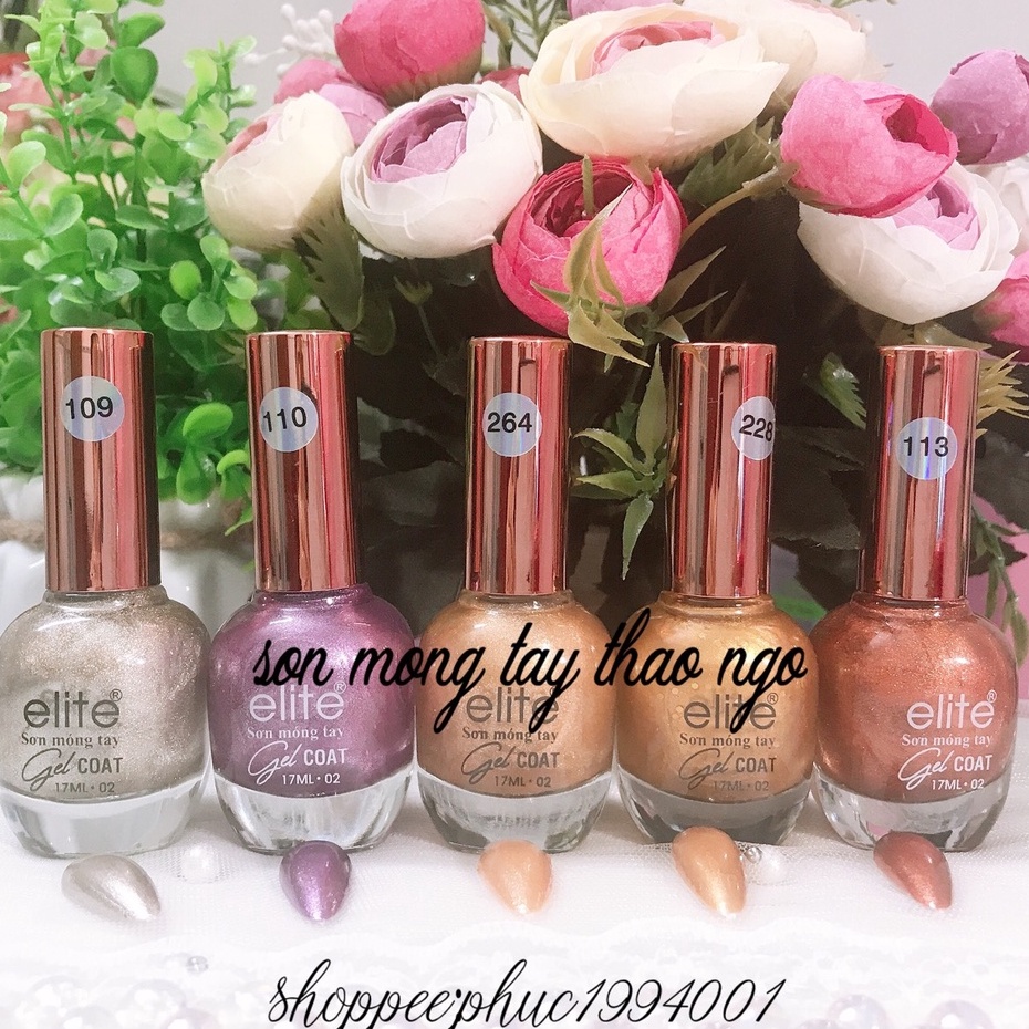 Sơn móng tay gel lạnh cao cấp Elite 17ml (không cần hơ máy)