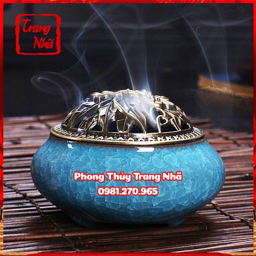 Bộ Lư Xông Trầm Hương Đỉnh đốt nhang