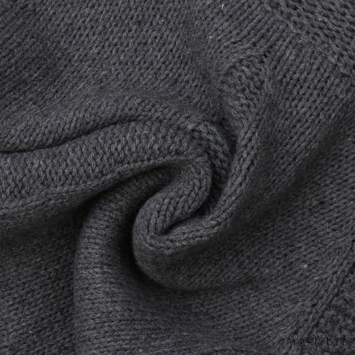 Áo Sweater dệt kim phối nút cho bé