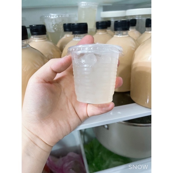 TRÀ SỮA ONLINE CHAI 1 LÍT BAO THƠM BÉO ĐẬM ĐÀ VỊ TRÀ tặng kèm trân châu