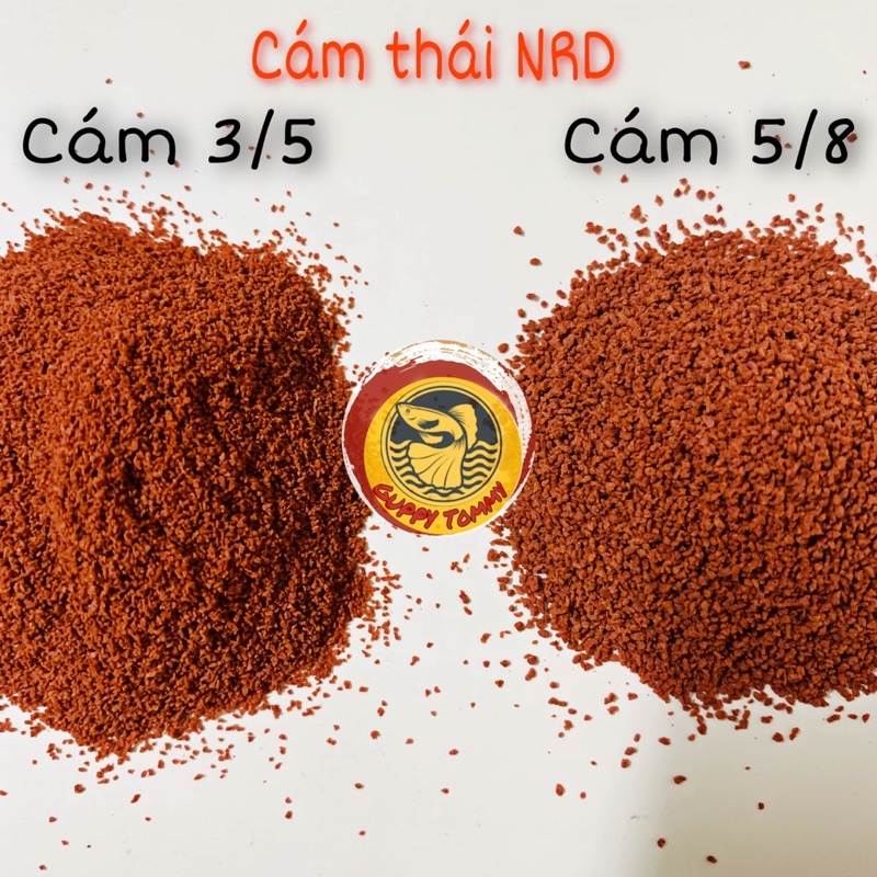 Cám thái INVE NRD 3/5 - 5/8 cho cá 7 màu,guppy,betta,cá thuỷ sinh