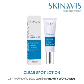 [THANH LÝ Date 20.06.2024] Lotion Kiểm Soát Mụn và Dầu Nhờn SKINAVIS BHA CLEAR SPOT