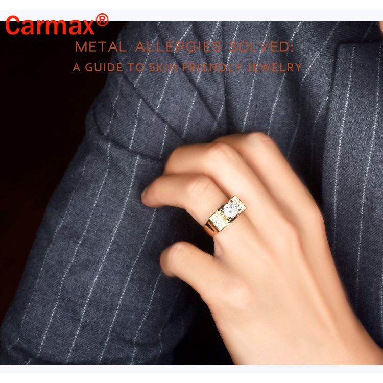 Nhẫn Nam Họa Tiết Moissanite Độc Đáo