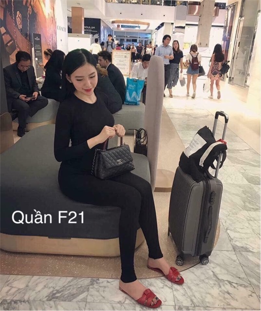 Quần thun ôm F21.Sz: S - M - L - XL - 2XL - 3XL
