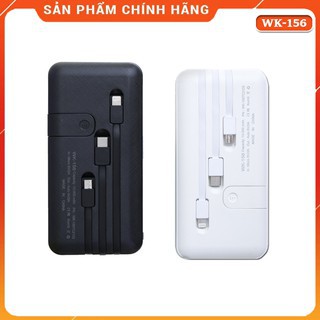 Pin sạc dự phòng 10.000MAH IKOO WK-156, siêu bền, giá rẻ dụng lượng lớn bảo hành chính hãng 12 tháng