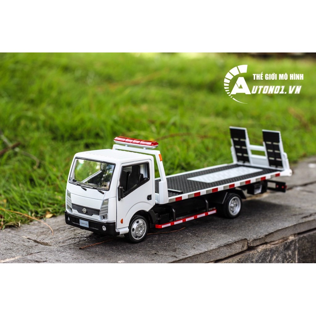 MÔ HÌNH XE TẢI CỨU HỘ NISSAN WHITE 1:32 TRUCK MODEL 6241