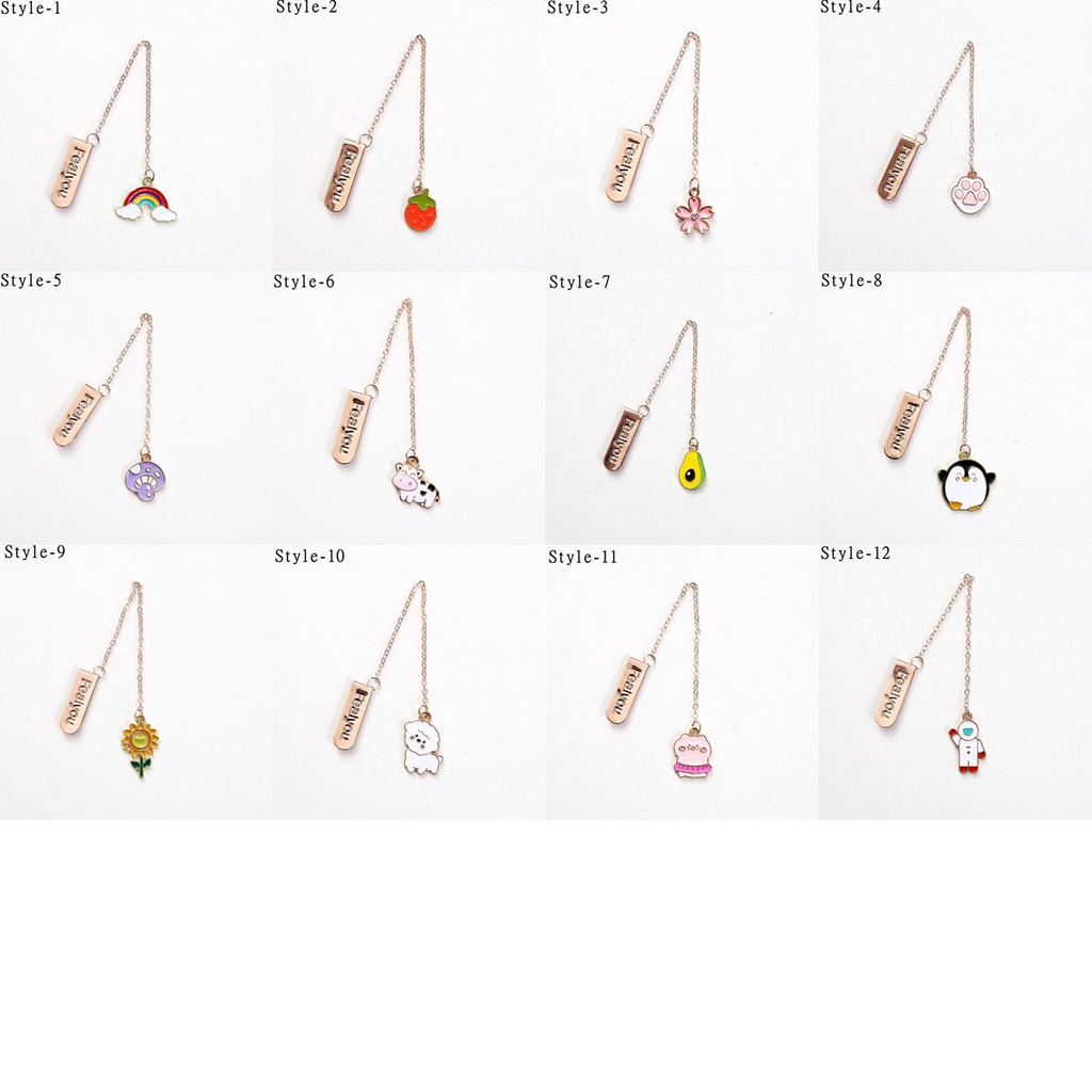 Kẹp Giữ Sách Bằng Kim Loại Hình Động Vật Hoạt Hình Sáng Tạo