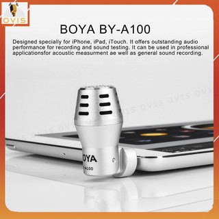 Micro Thu Âm Boya BY-A100 Dành Riêng Cho Điện Thoại