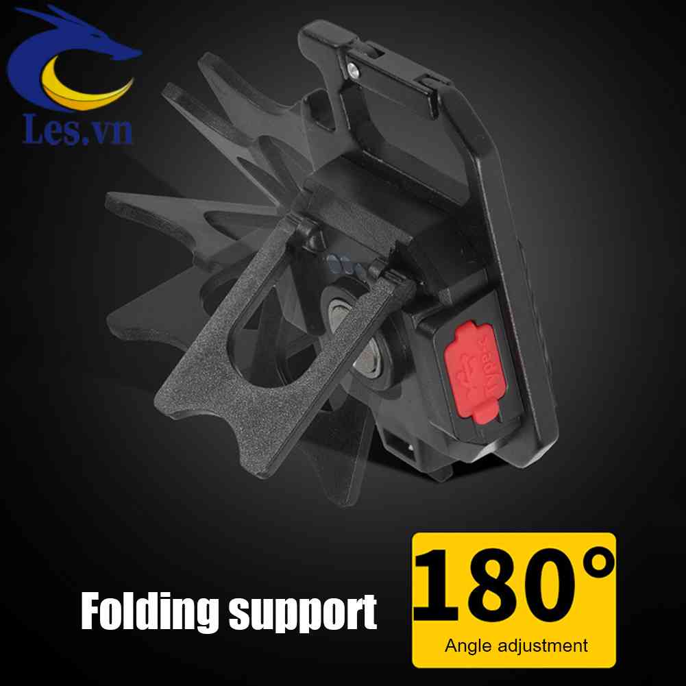 Móc Khóa Đèn LED COB 500lm Màu Đen Chống Nước Bỏ Túi Tiện Dụng