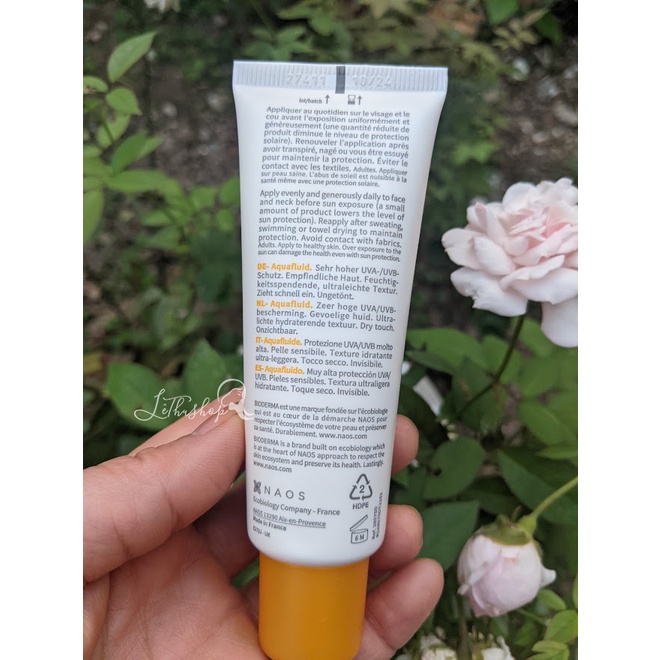 [Mẫu mới 2021] KEM CHỐNG NẮNG BIODERMA AQUA FLUID SPF50 40ml