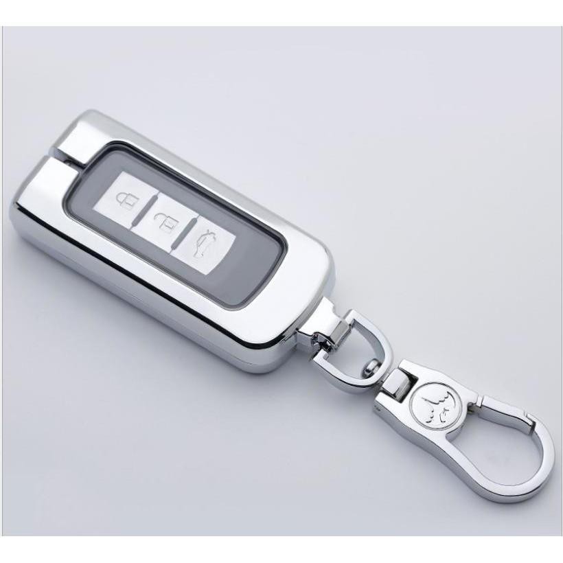 Ốp chìa khóa inox có lót bọc silicon cho xe Xpander, Atrage M02