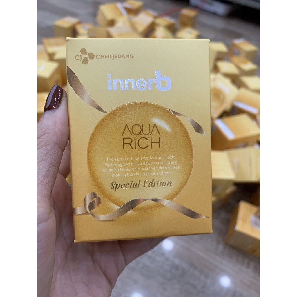 (70 viên)Viên cấp nước và collagen Innerb Aqua Rich | Thế Giới Skin Care