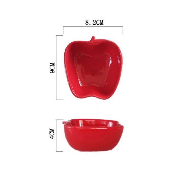 Bát sứ ăn dặm hình quả táo Apple