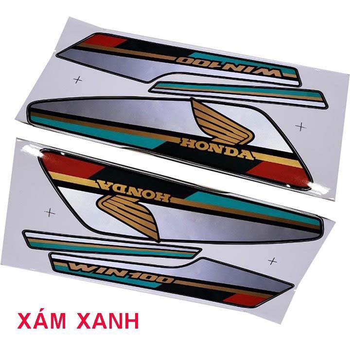 BỘ TEM XE WIN 100- NHIỀU MÀU