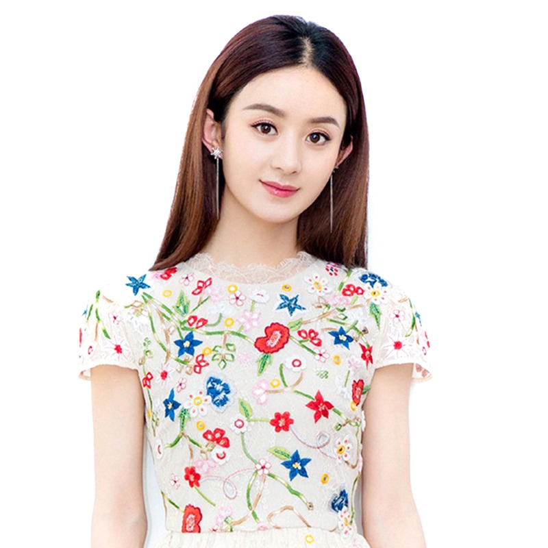 Khuyên tai dáng dài mặt hình bông tuyết xinh xắn cho nữ