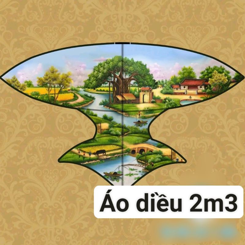 Áo diều bẹn 2m3 vải caro