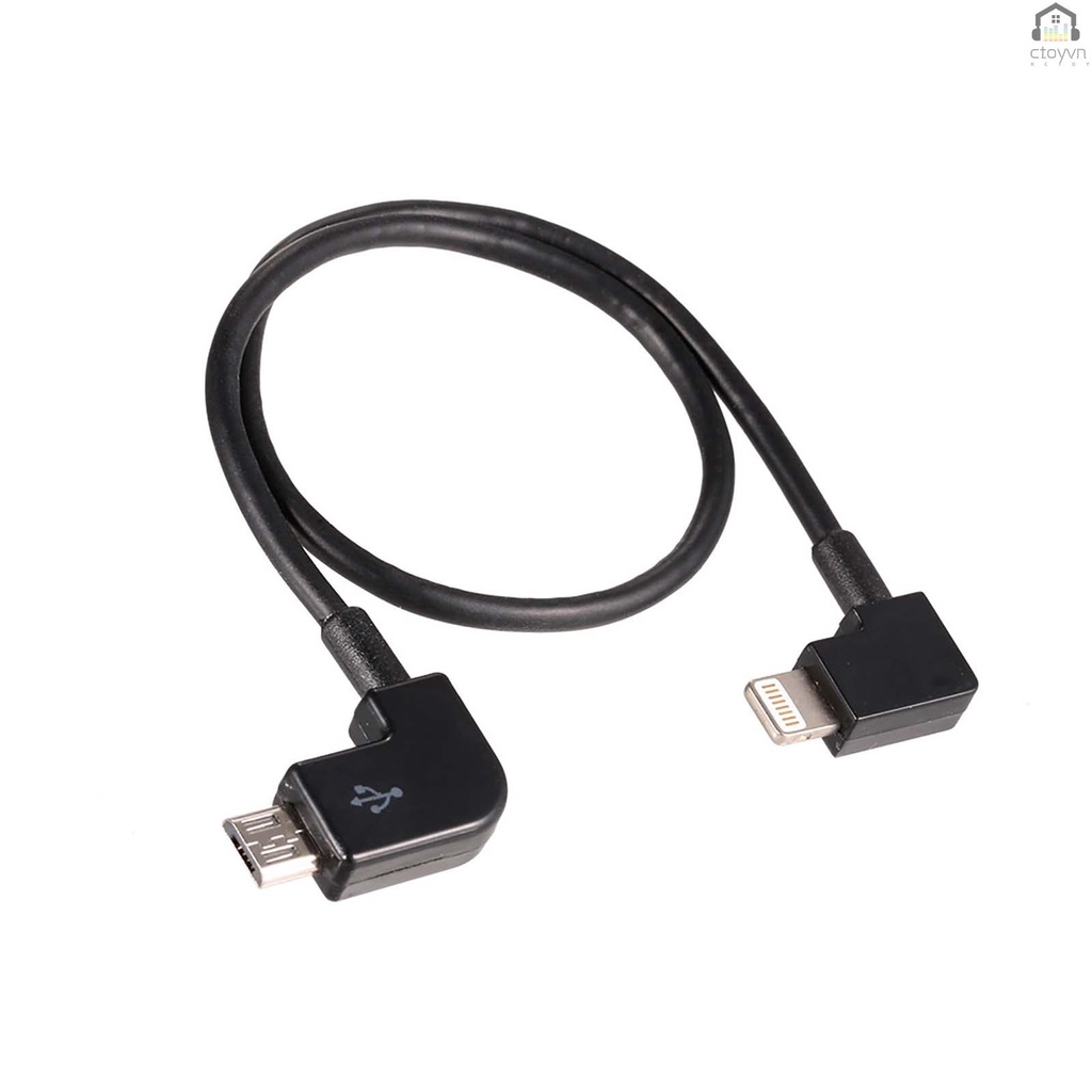 Dây Cáp Chuyển Đổi Dữ Liệu Micro USB Sang Lightning Cho Android iOS DJI Spark Mavic Pro