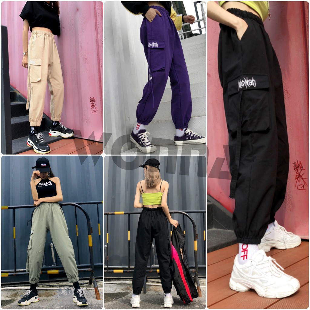 [CÓ ẢNH THẬT] (Order) Quần jogger túi hộp kaki box pant khaki ulzzang unisex form rộng oversize Hàn Quốc street style