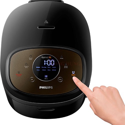 [Mã ELMALL300 giảm 7% đơn 500K] Nồi cơm điện cao tần Philips 1.5 lít HD4528/66 - Hàng chính hãng