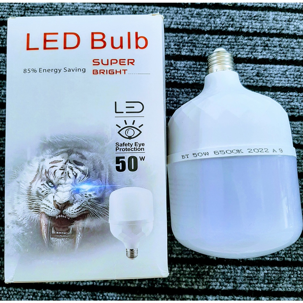 Bóng Đèn Led Trụ 50W Loại To Siêu Rẻ Siêu Tiết Kiệm (Bảo Hành Đổi Mới 1 Năm)