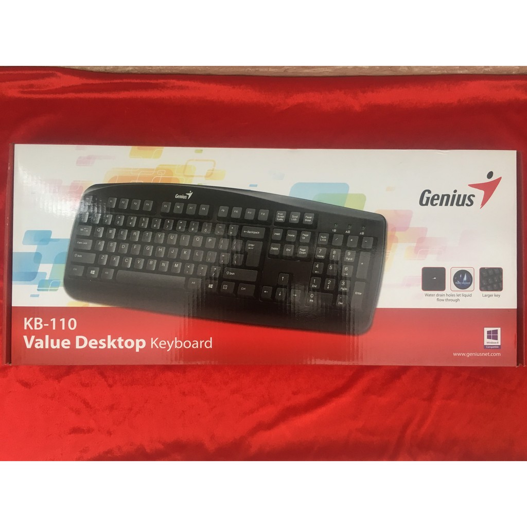 Bàn Phím Genius KB110_ Cổng USB