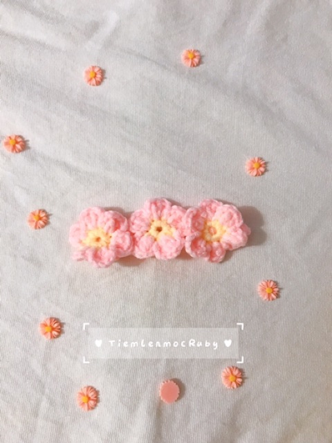 Hoa cài đầu cho doll