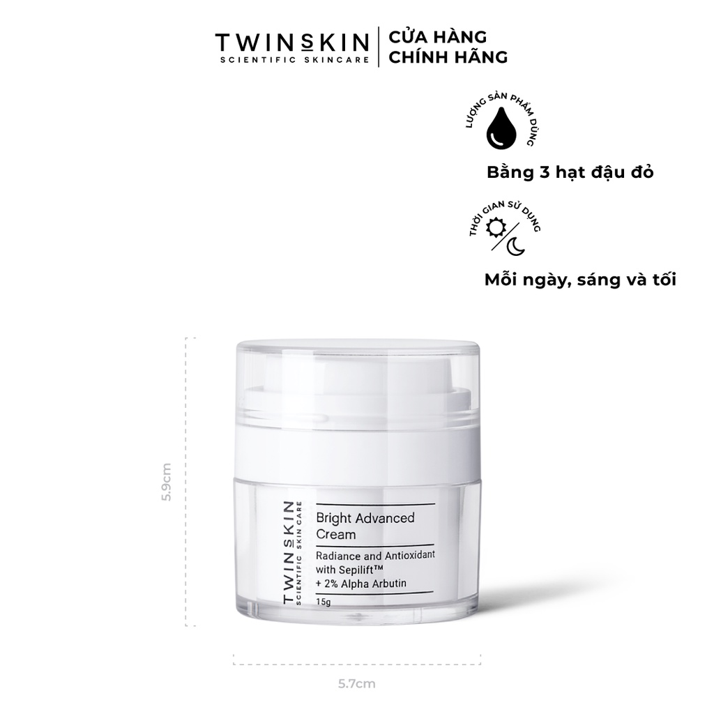 Bright Advanced Twins Skin Cream – Kem Dưỡng Sáng Da, Cải Thiện Lão Hoá