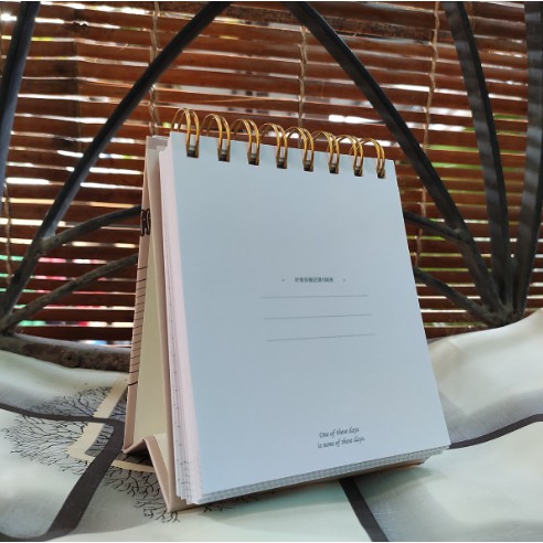 Sổ Kế Hoạch Lò Xo 100 Ngày - 100 Days Daily Planner Notebooks - Thiên Nga (10.6 x 12.4 cm) - mẫu 3