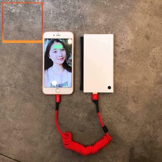 [CHÍNH HÃNG] Cáp Xoắn Lò Xo Cho Iphone Baseus