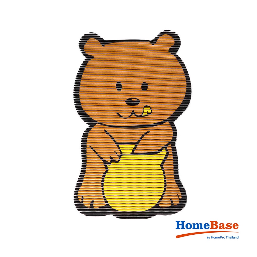 HomeBase MOYA Thảm lót sàn lau chân phòng tắm Thái Lan47x70cm Hình gấu