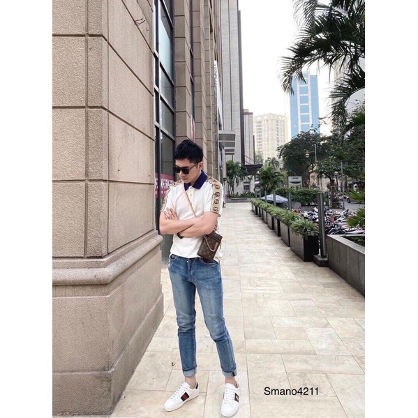 🔥HOT🔥ÁO POLO NAM,NỮ PHỐI TAY HOẠ TIẾT GUCCI HOT TREND 2022,KÈM VIDEO ẢNH THẬT | BigBuy360 - bigbuy360.vn