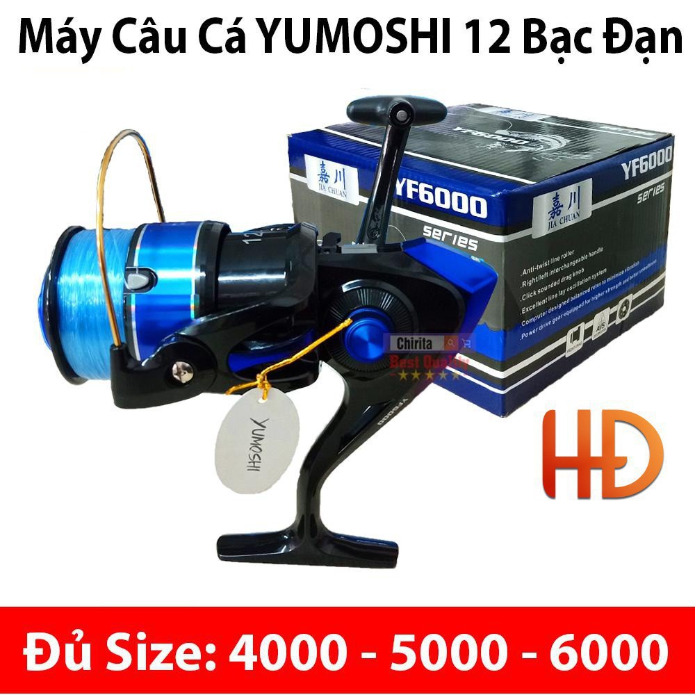 Cần câu cá ❤️FREE SHIP❤️ Máy câu YF6000 có sẵn cước, thiết kế sang trọng, hiện đại T1999 ,đảm bảo rẻ nhất