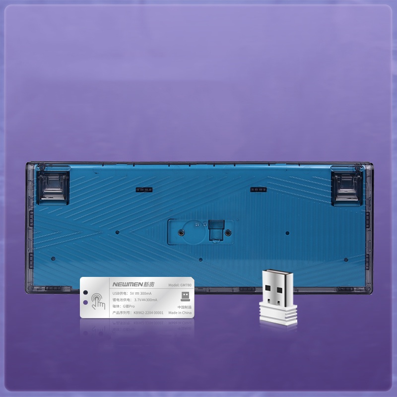 Bàn phím cơ không dây Newmen GM980 Nebula Gasket I Layout 100I Wireless I Bluetooth I USB Type C