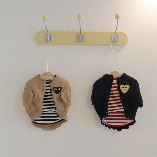 Áo khoác cardigan dệt kim thời trang thu đông xinh xắn dành cho thú cưng