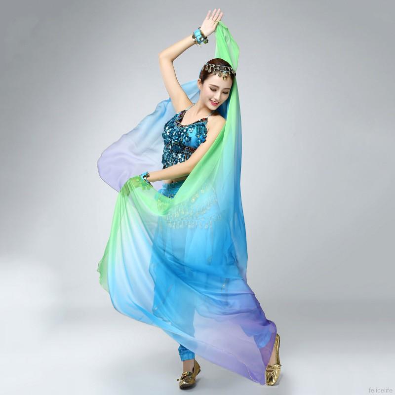 Khăn choàng vải chiffon múa bụng
