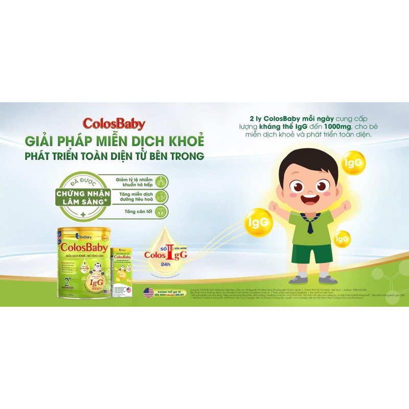 Sữa bột pha sẵn Colos Baby IQ 110ml