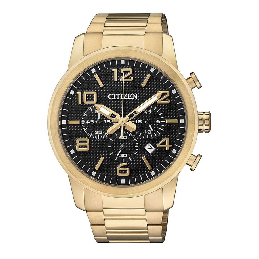 Đồng Hồ Nam Citizen Dây Thép Không Gỉ AN8052-55E - Mặt Đen