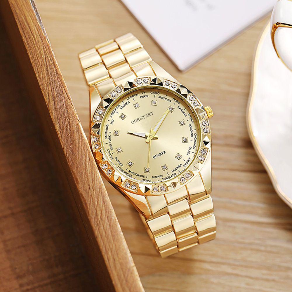 PATH Đồng Hồ Quartz Dây Thép Thời Trang Cho Nữ