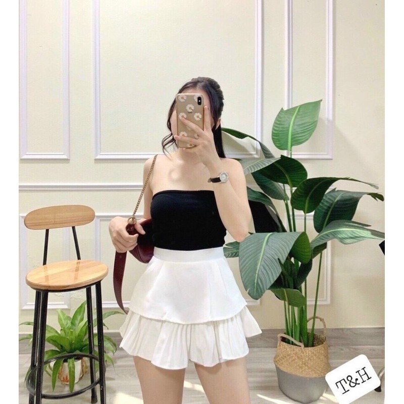Chân váy xếp li 2 tầng hàng bán quanh năm | BigBuy360 - bigbuy360.vn