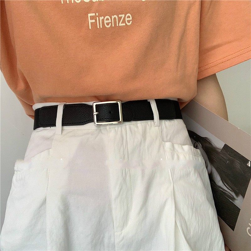 Thắt Lưng Da Pu Kiểu Hàn Quốc Đơn Giản Dễ Phối Đồ