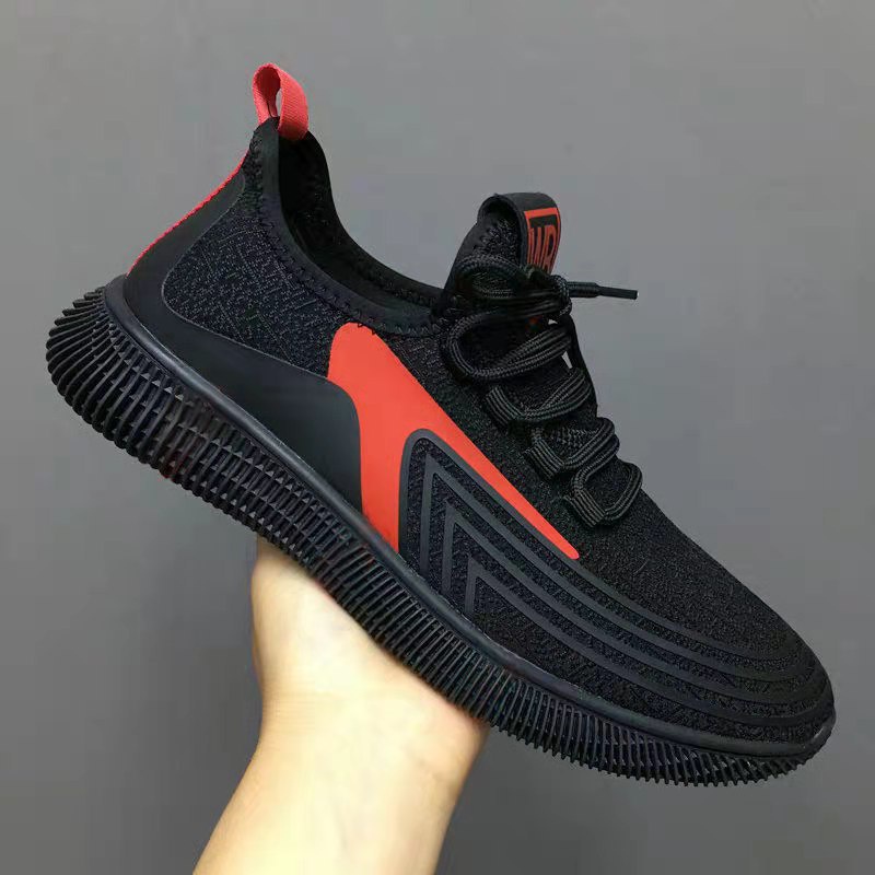 Giày thể thao sneaker nam HUTA GS022 màu đen, vải mềm thoáng khí, đế chống trượt