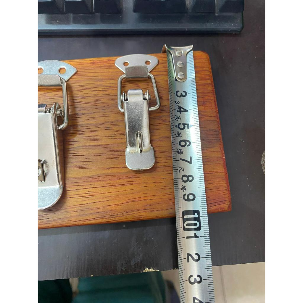 Khoá gài inox, khoá lật inox lắp hòm đạn, khóa hộp gỗ