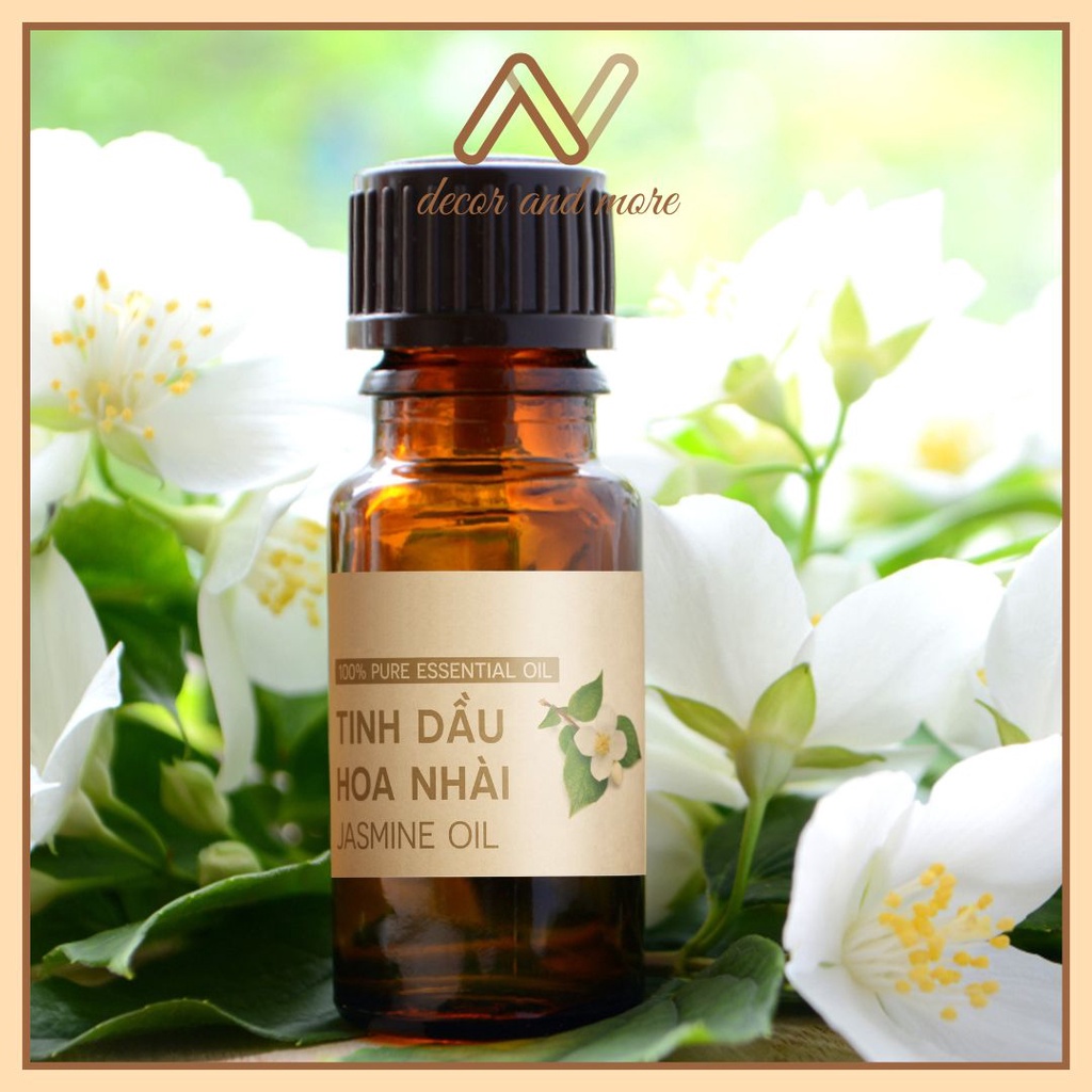 Tinh dầu thiên nhiên nguyên chất lọ 10ml, Có giấy kiểm định chất lượng ANDECOR