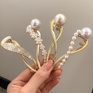 Kẹp Tóc Nữ Đính Ngọc Trai Thời Trang 2023