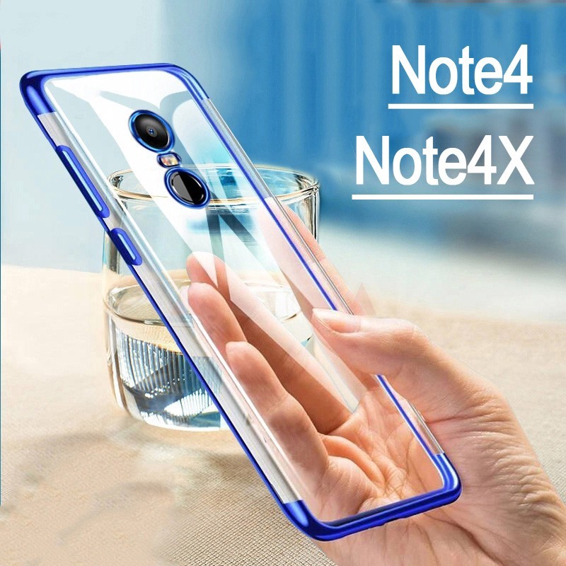 Ốp lưng mạ thời trang cho Xiaomi Redmi Note 4 Note 4X Note4