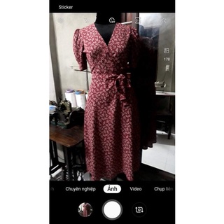 váy lụa shop may, size S M L