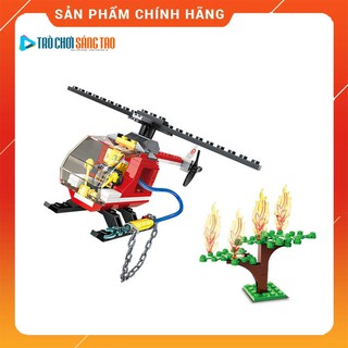 Bộ lego xếp hình Wange máy bay cứu hỏa