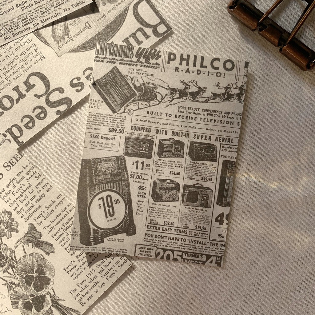SET 20 TỜ GIẤY ABOUT LOVE, FOOD, OLD PAPERS VINTAGE trang trí sổ (ảnh thật) - trang trí bullet journal - Tiệm nhà Chun