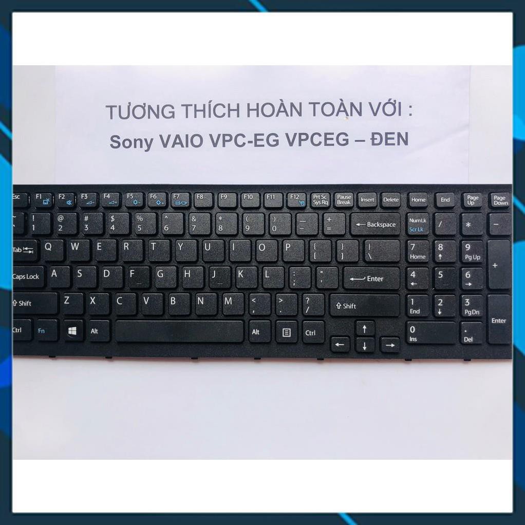 ⚡️[Loại xịn]  Bàn Phím SONY Vaio VPC-EG VPCEG Đen Hàng Mới 100% Bảo Hành 12 Tháng Toàn Quốc